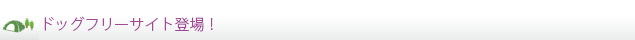 ドッグフリーサイト登場!